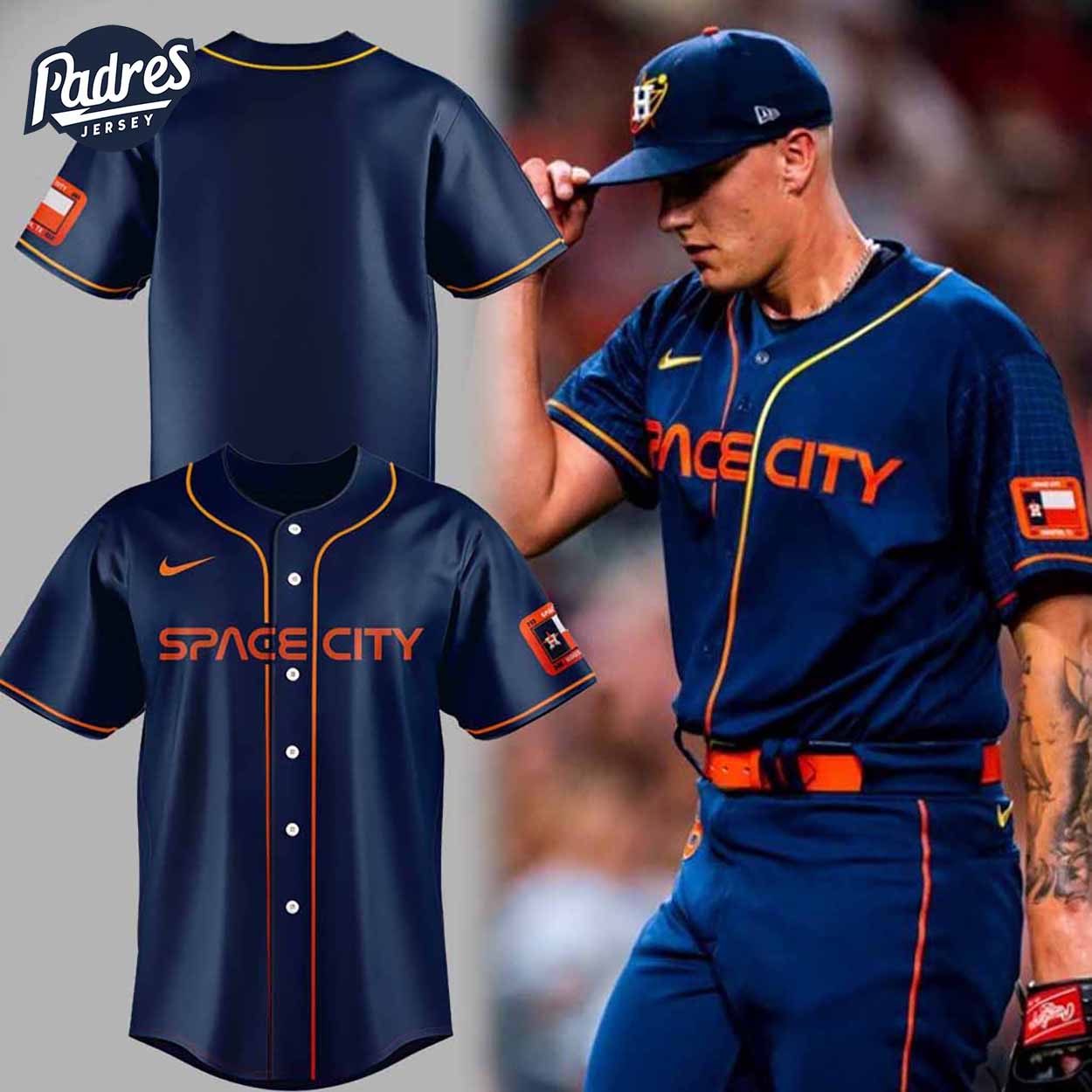 2024 Space City Houston Astros Baseball Jersey - Padres Jersey Oasis: Elevate Your Baseball Style Game