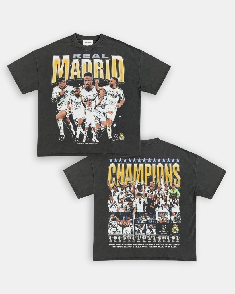 2024 UCL CHAMPS - REAL MADRID TEE - [DS]