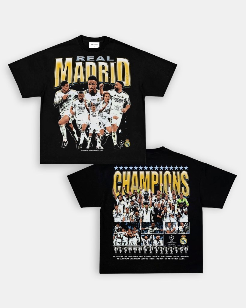 2024 UCL CHAMPS - REAL MADRID TEE - [DS]