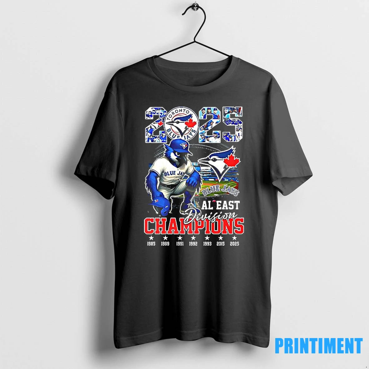 2025 Al East Division Champions Toronto Blue Jays Mascot Tshirts Sweater