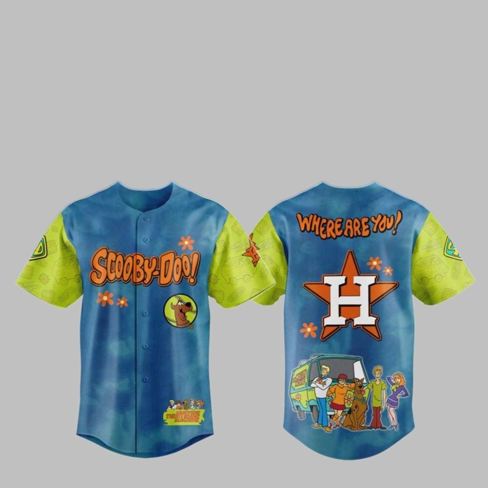 2025 Astros Scooby-Doo Baseball Jersey - Grishko.com