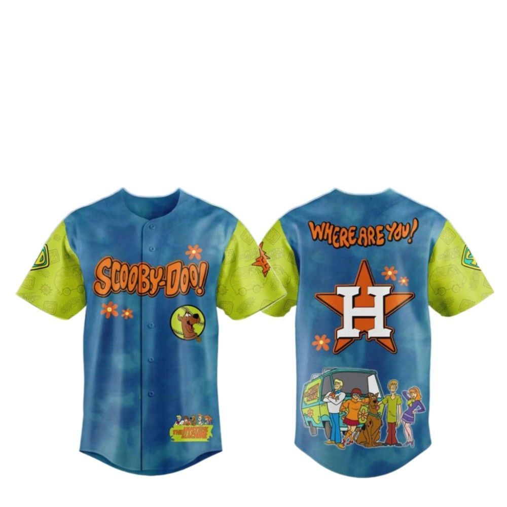 2025 Astros Scooby-Doo Baseball Jersey - Grishko.com