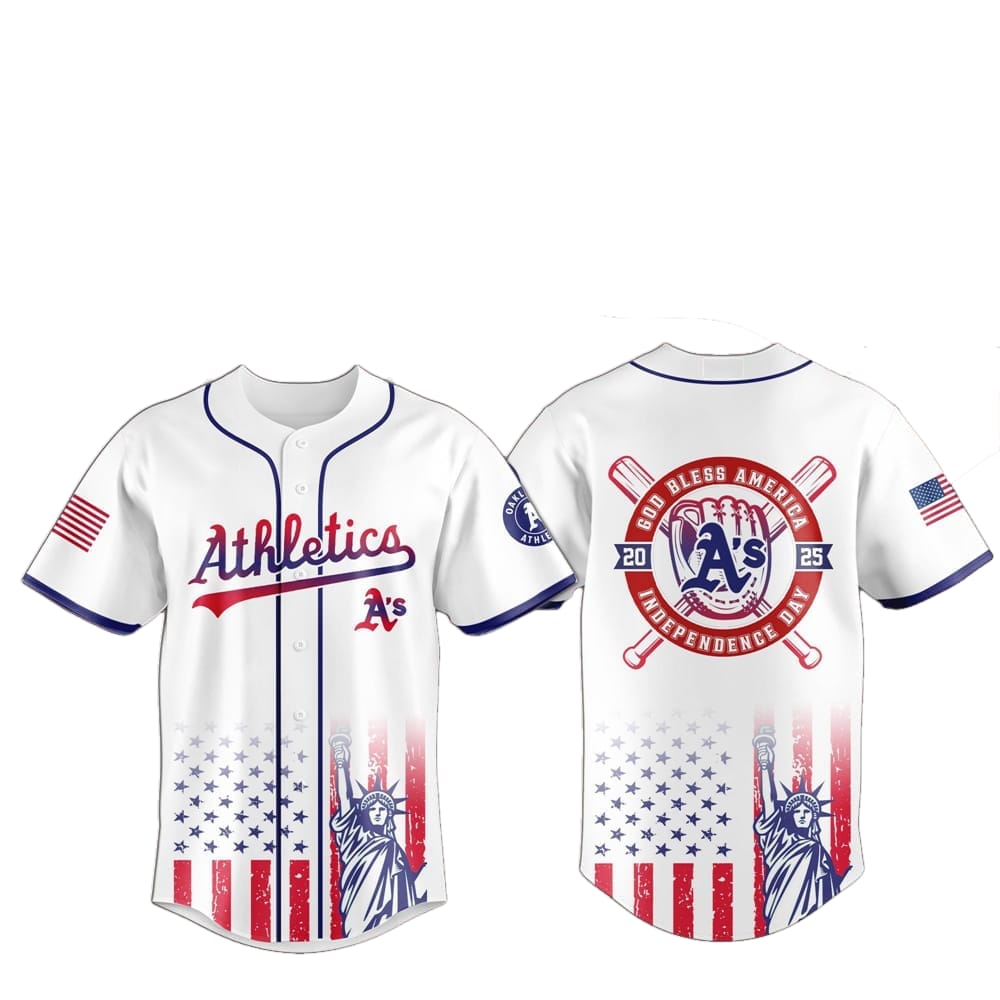 2025 Athletics 4th Of July Independence Day Jersey - Grishko.com