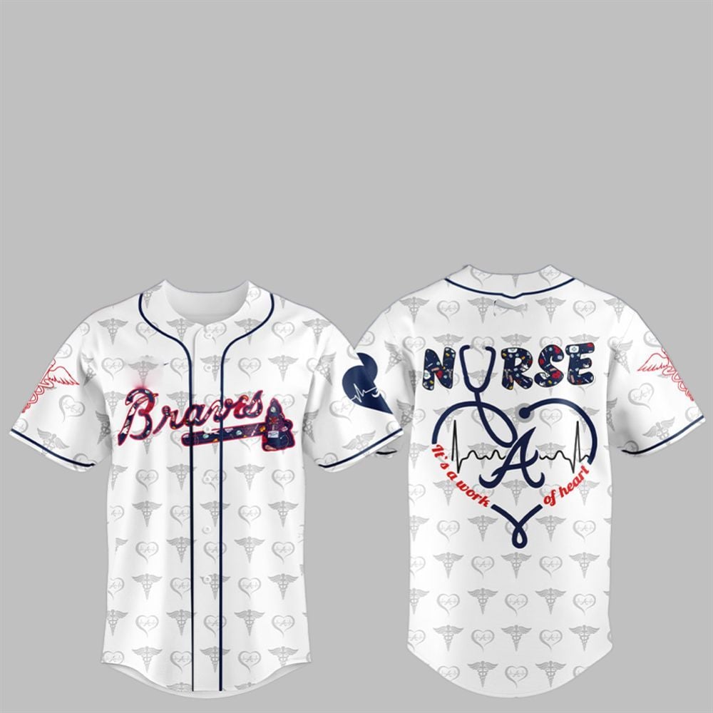2025 Atlanta Braves Nurses Appreciation Jersey - Grishko.com