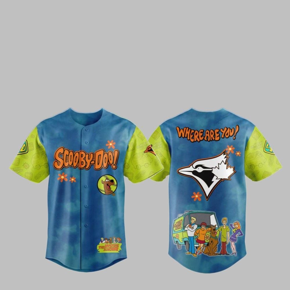 2025 Blue Jays Scooby-Doo Baseball Jersey - Grishko.com