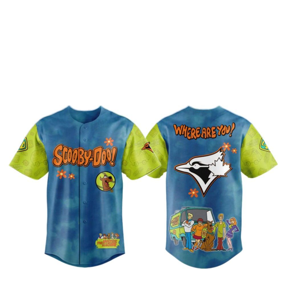 2025 Blue Jays Scooby-Doo Baseball Jersey - Grishko.com