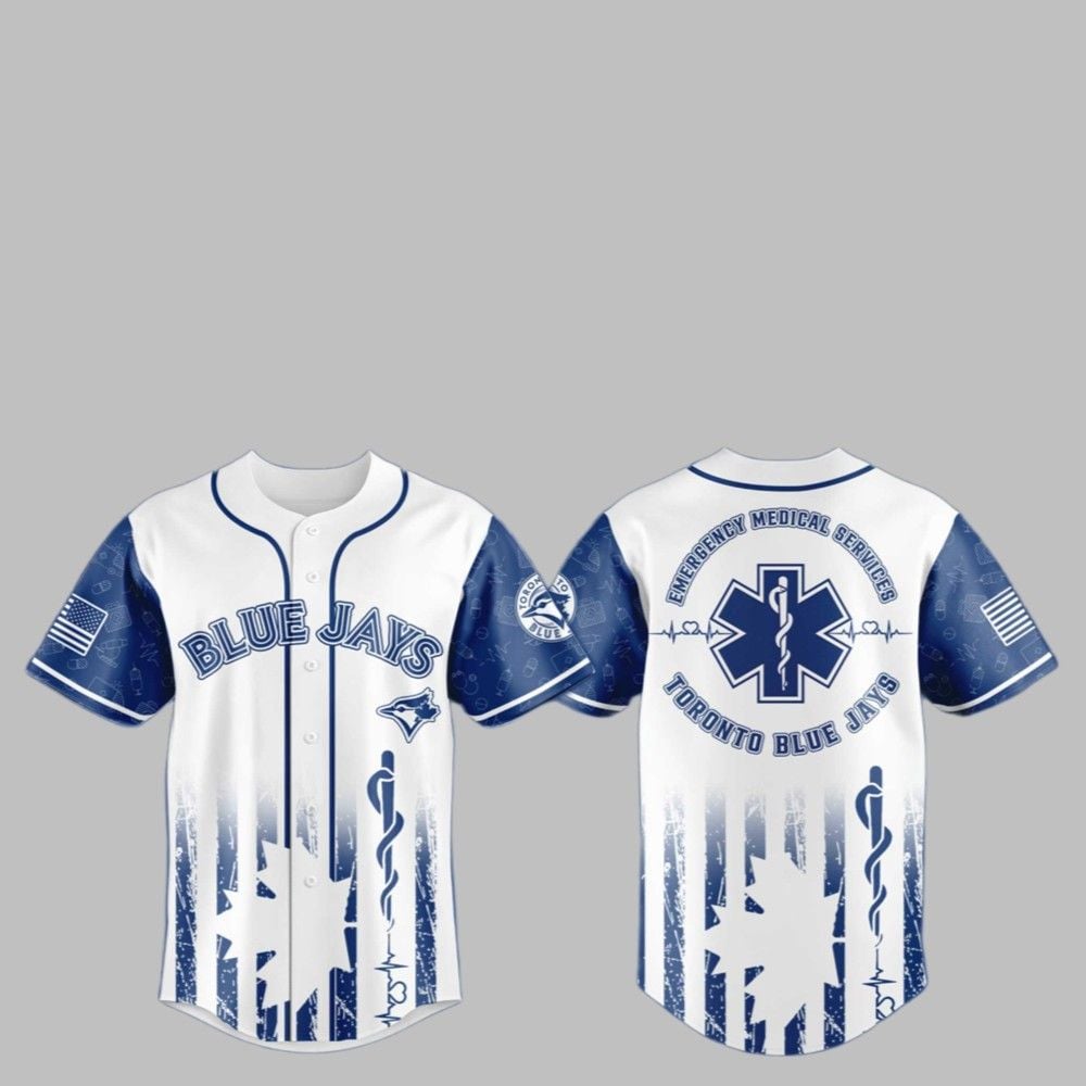 2025 Blue Jays x Emergency Medical Technician Appreciation Night Jersey - Grishko.com