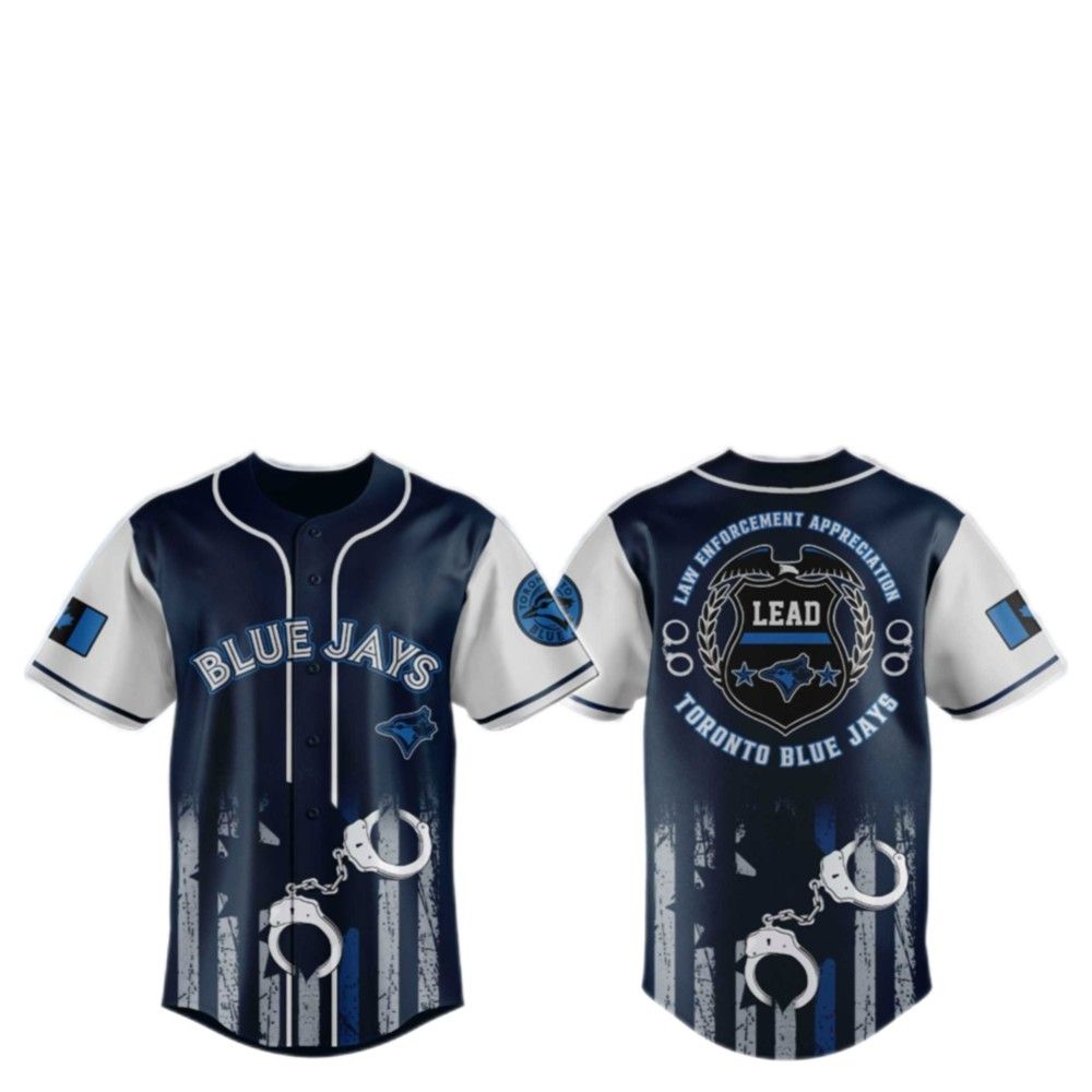 2025 Blue Jays x Law Enforcement Appreciation Day Jersey - Grishko.com