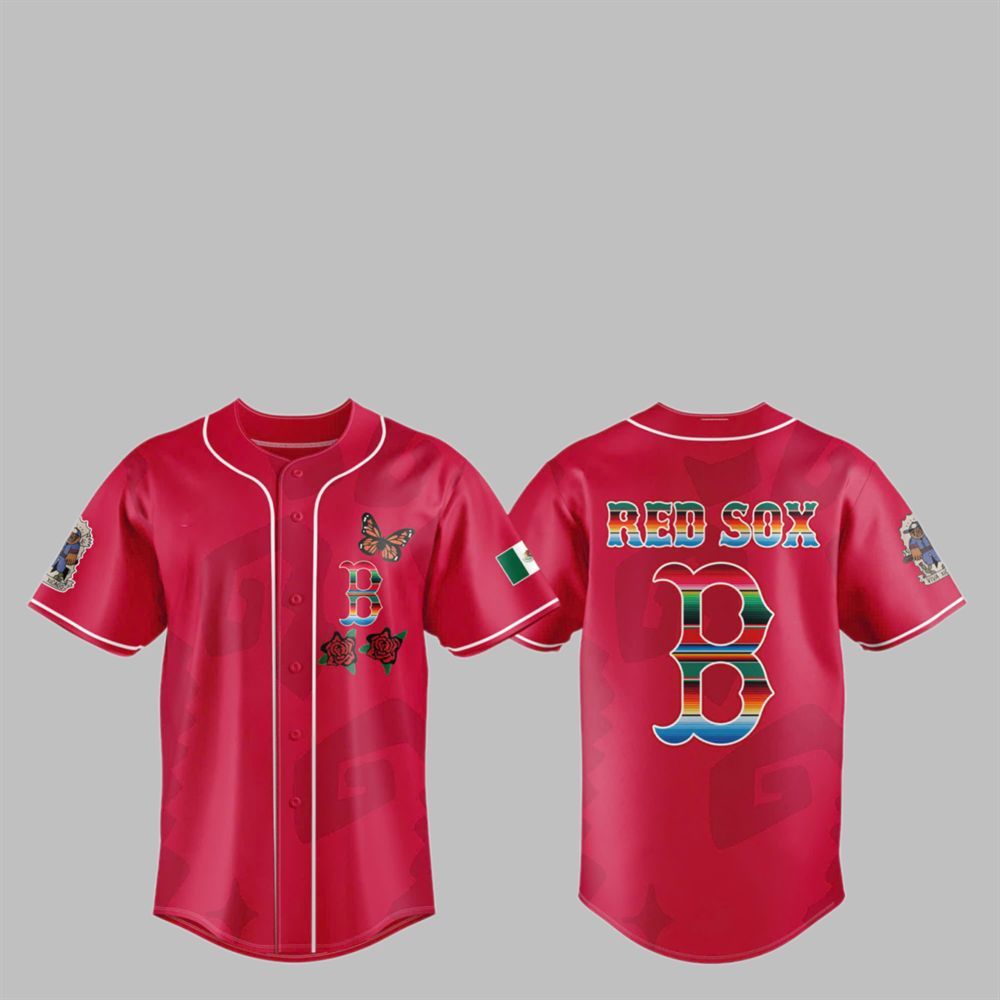 2025 Boston Red Sox MEXICAN HERITAGE NIGHT Jersey - Grishko.com