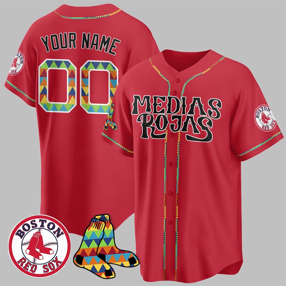 2025 Boston Red Sox Medias Rojas Jersey - Grishko.com