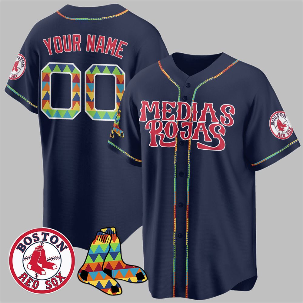 2025 Boston Red Sox Medias Rojas Jersey - Grishko.com