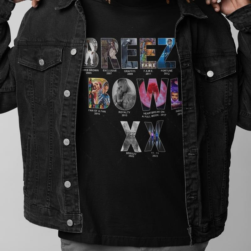 2025 Breezy Bowl XX Tour Shirt Fan Gift Concert Graphic Tee