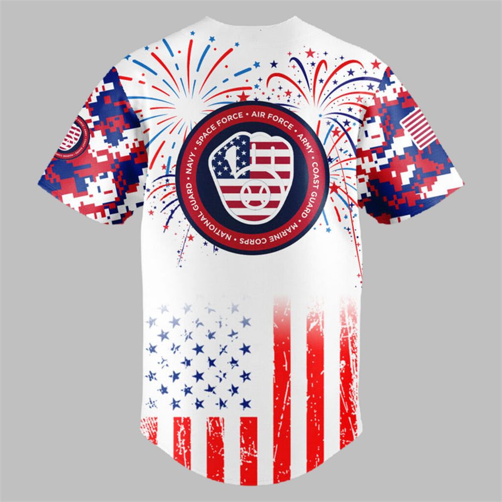 2025 Brewers The 4th of July Military Jersey - Grishko.com