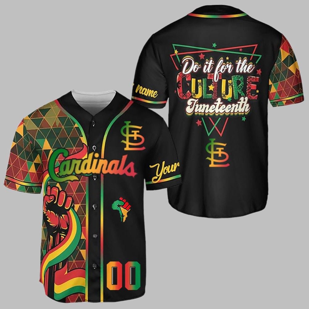 2025 Cardinals Juneteenth Day Jersey - Grishko.com
