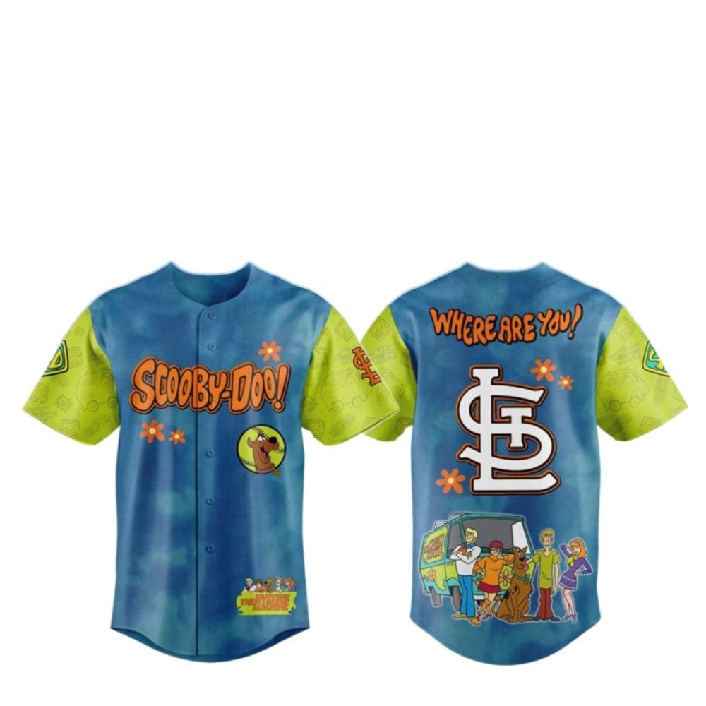 2025 Cardinals Scooby-Doo Baseball Jersey - Grishko.com
