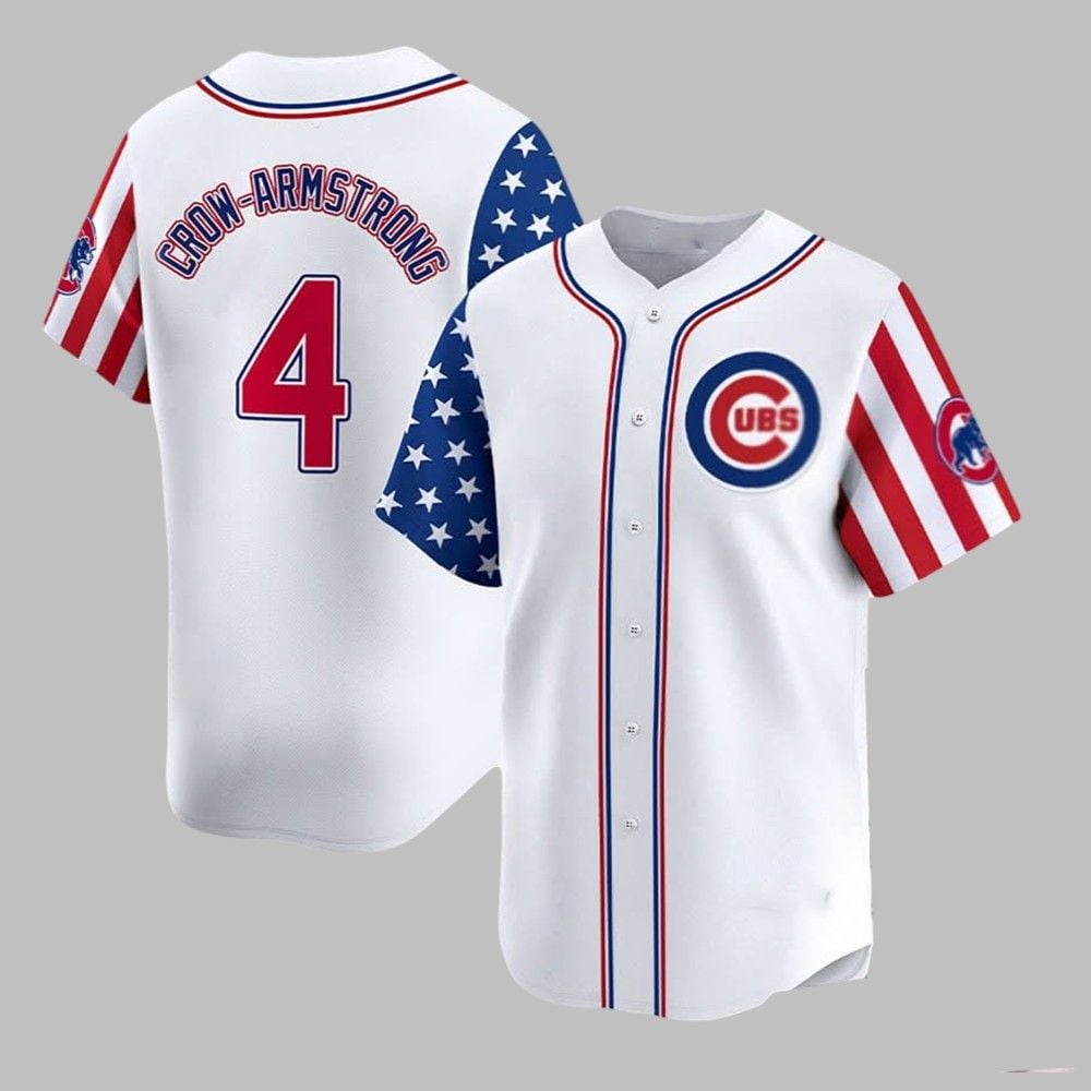 2025 Cubs Crow-Armstrong Fouth Of July Jersey - Grishko.com