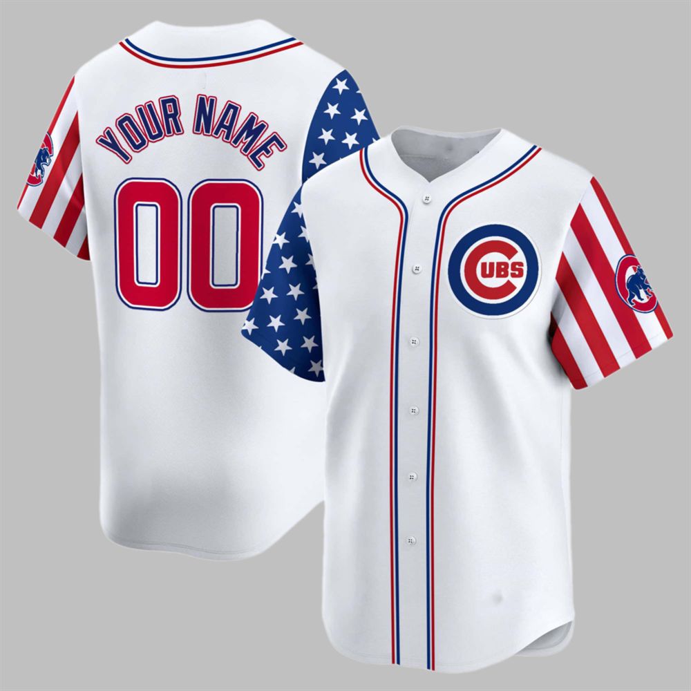 2025 Cubs Crow-Armstrong Fouth Of July Jersey - Grishko.com