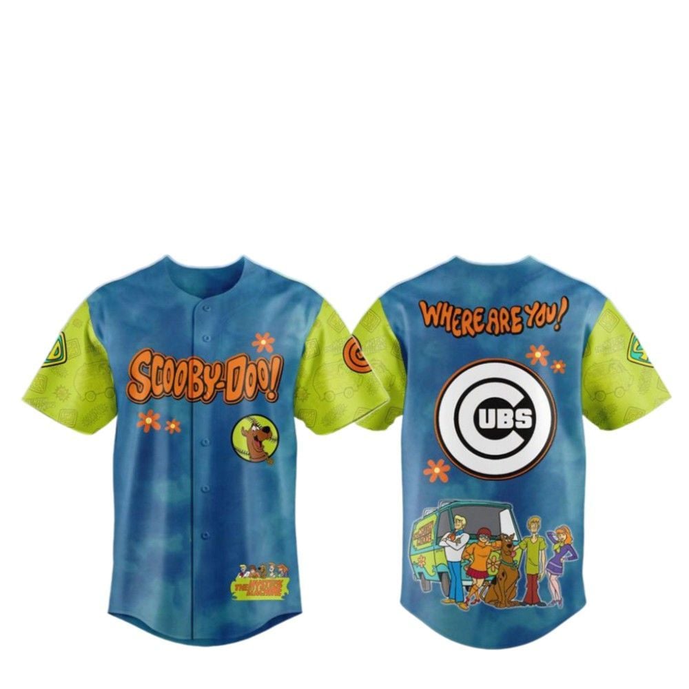 2025 Cubs Scooby-Doo Baseball Jersey - Grishko.com