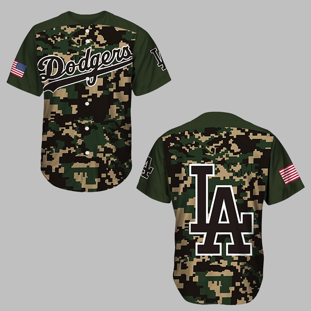 2025 Dodgers Military Appreciation Jersey - Grishko.com