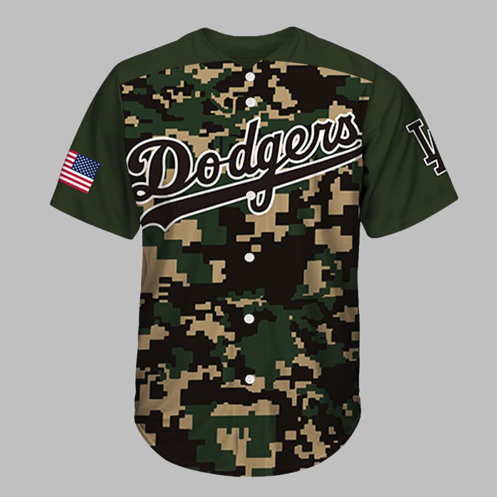 2025 Dodgers Military Appreciation Jersey - Grishko.com