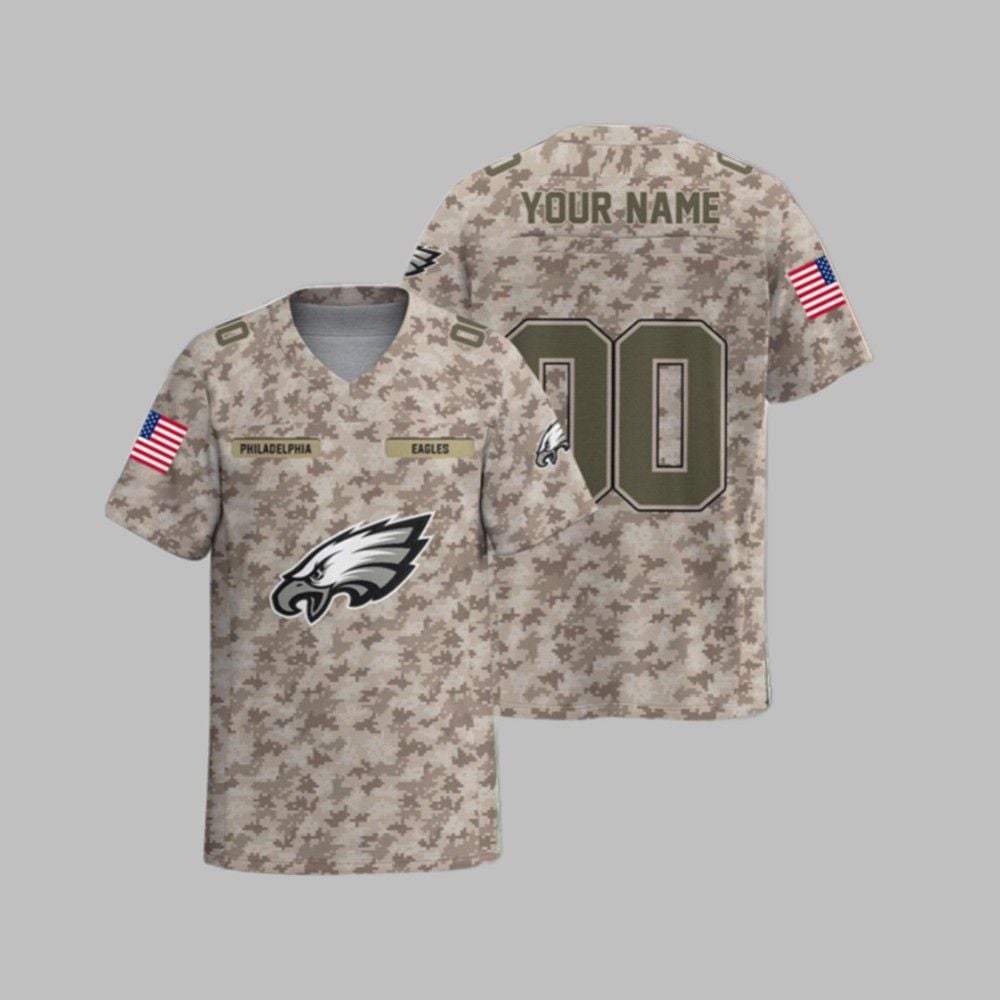 2025 Eagles Veterans Day Jersey - Grishko.com