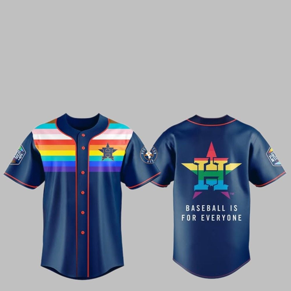 2025 Houston Astros Pride Night Jersey - Grishko.com