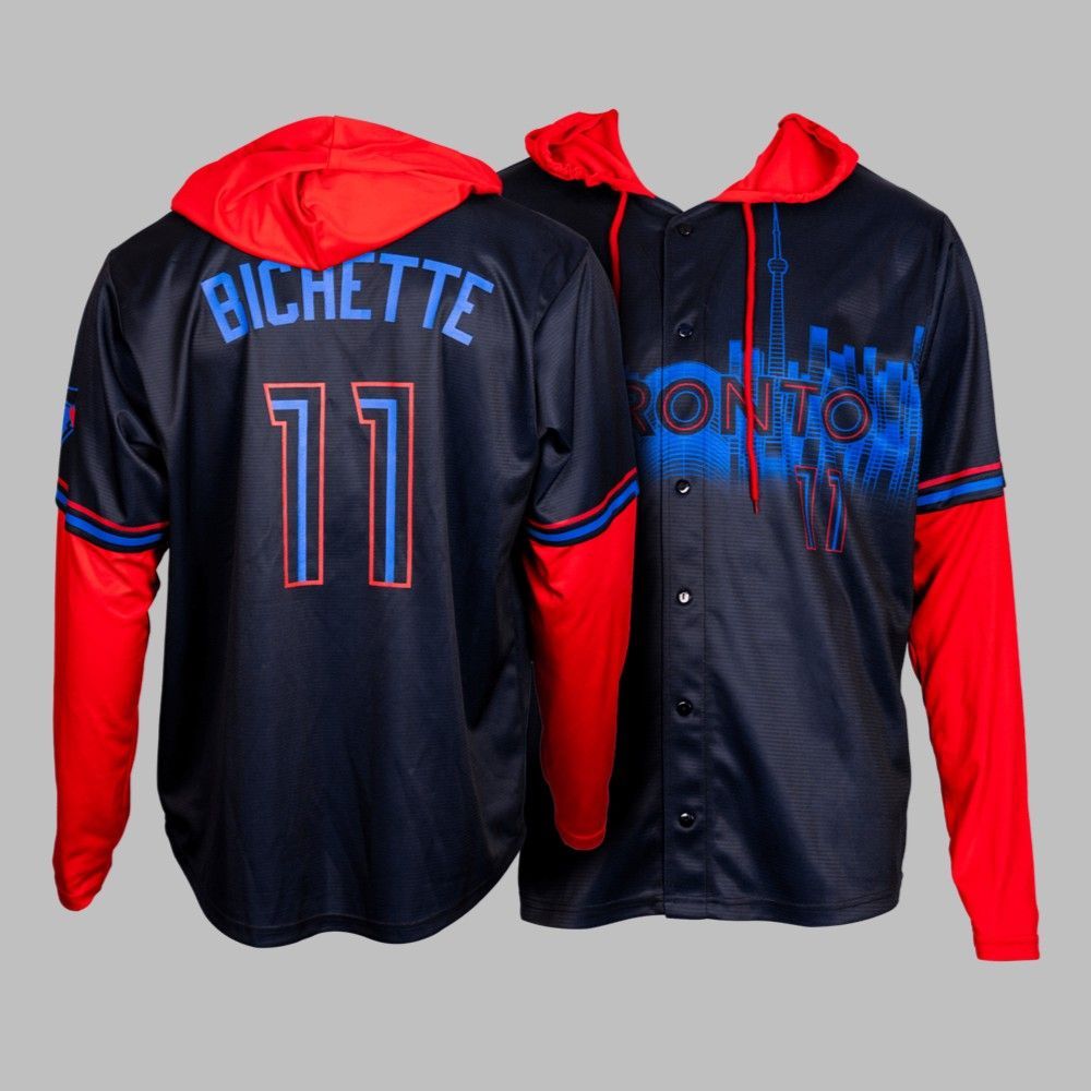 2025 Jays Vladimir Guerrero Jr City Connect Replica Hockey Jersey Giveaway - Grishko.com