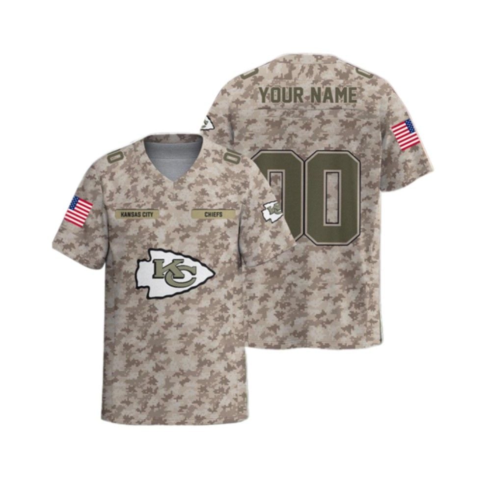 2025 KC Chiefs Veterans Day Jersey - Grishko.com