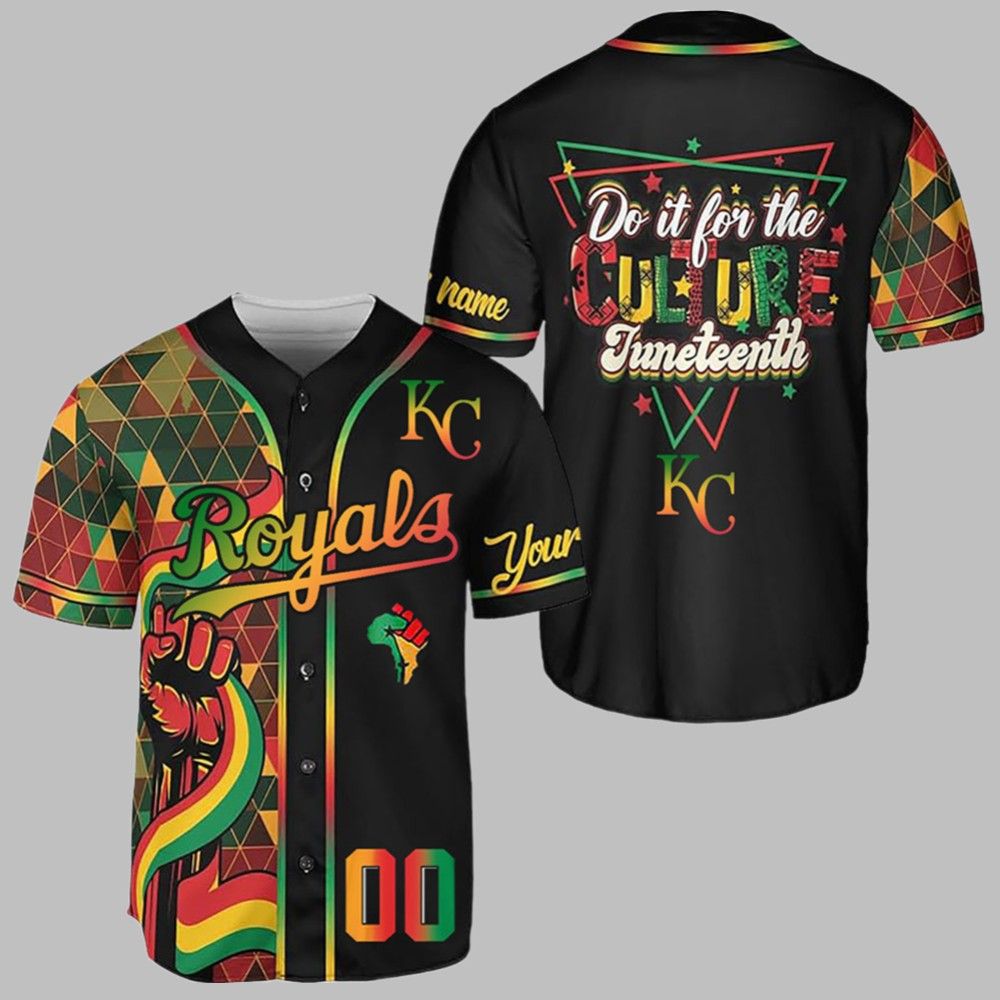 2025 KC Royals Juneteenth Day Jersey - Grishko.com