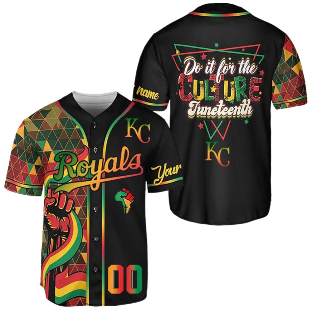 2025 KC Royals Juneteenth Day Jersey - Grishko.com