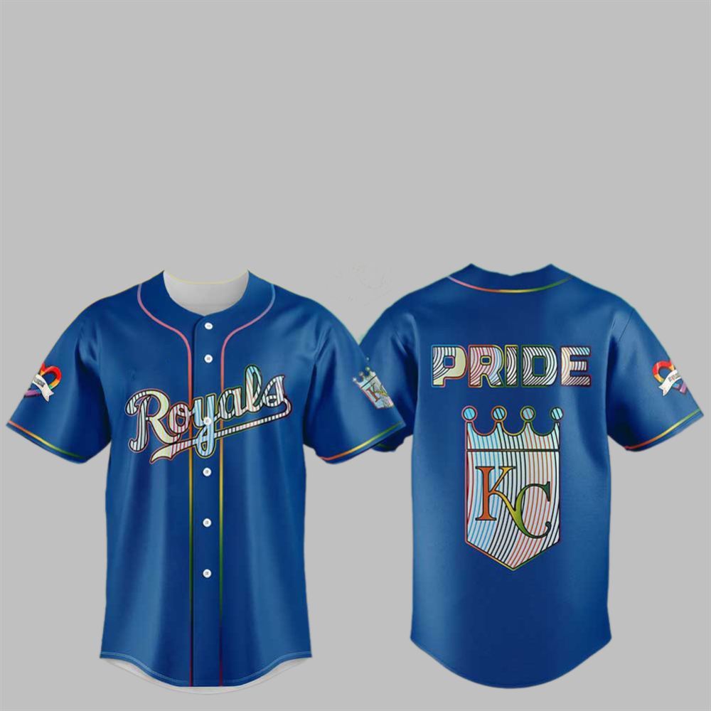 2025 KC Royals LGBTQ Pride Night Jersey - Grishko.com