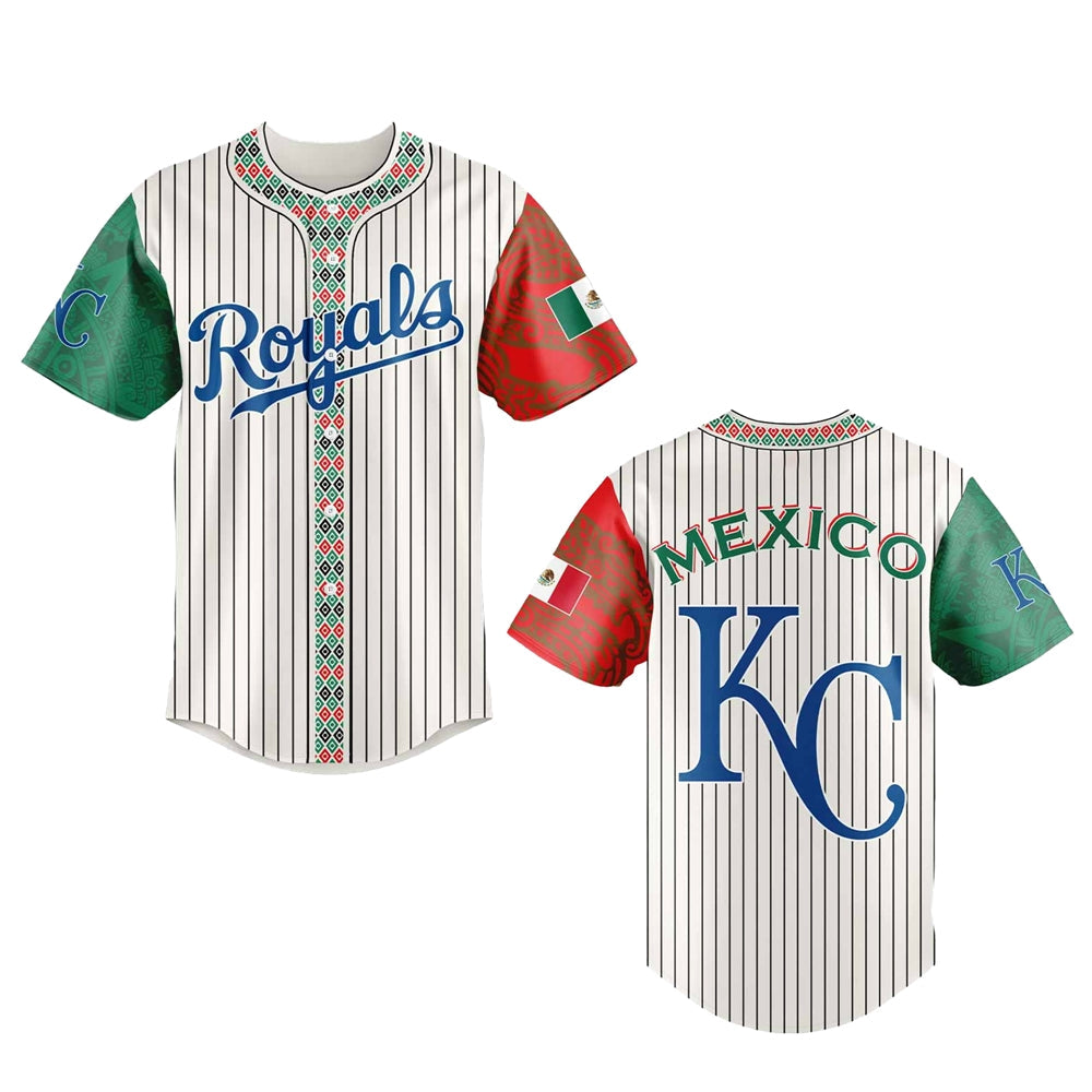 2025 KC Royals Mexican Heritage Night Jersey - Grishko.com