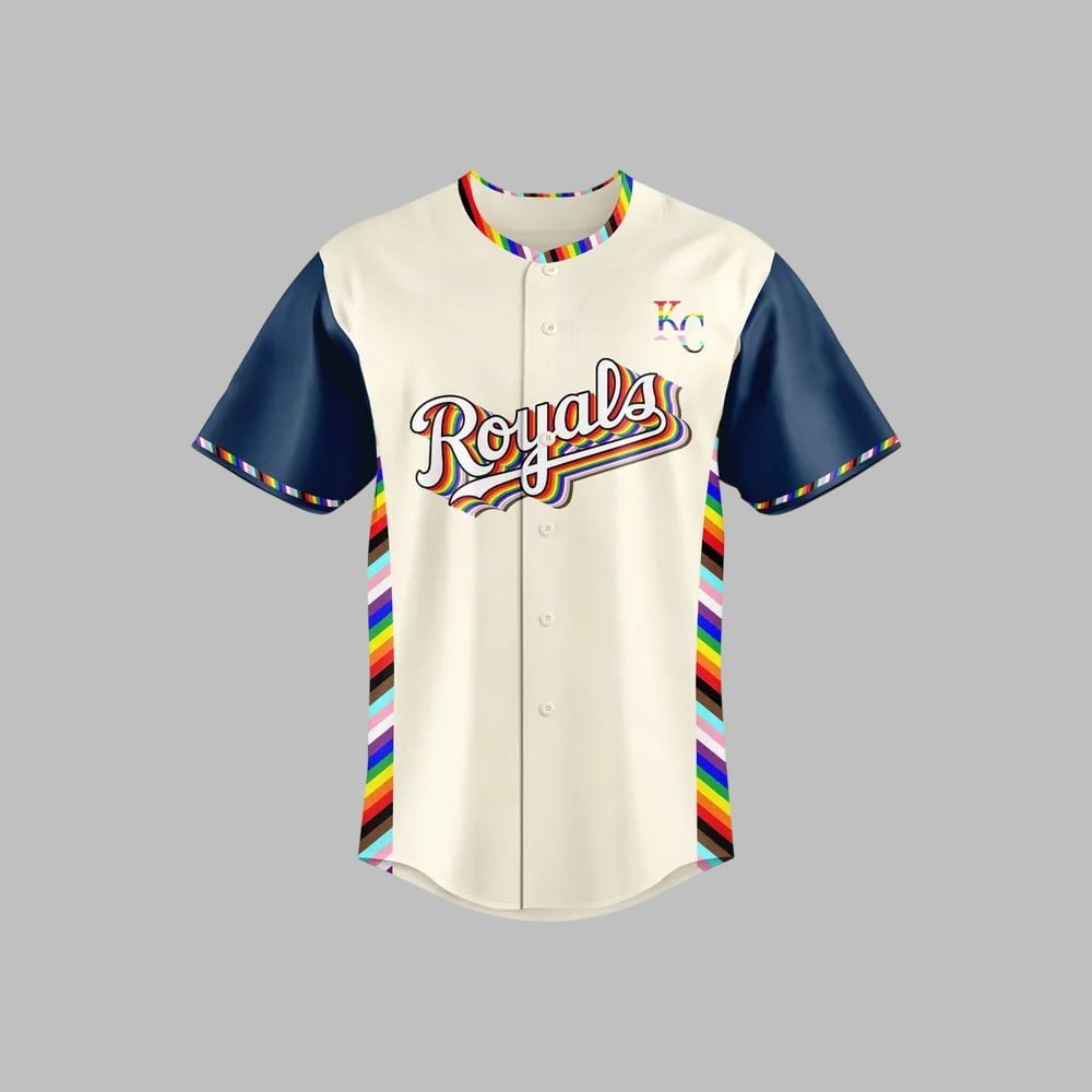 2025 KC Royals Pride Month Jersey - Grishko.com