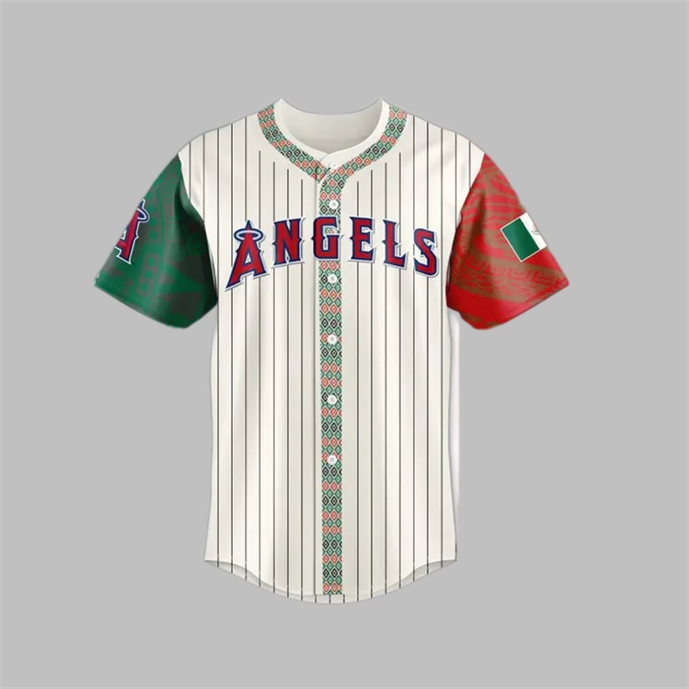 2025 LA Angels Mexican Heritage Night Jersey - Grishko.com