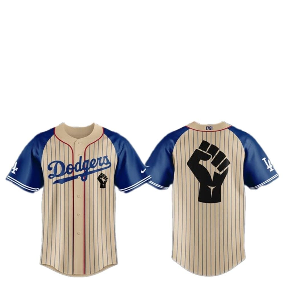 2025 LA Dodgers Black Heritage Night Jersey - Grishko.com