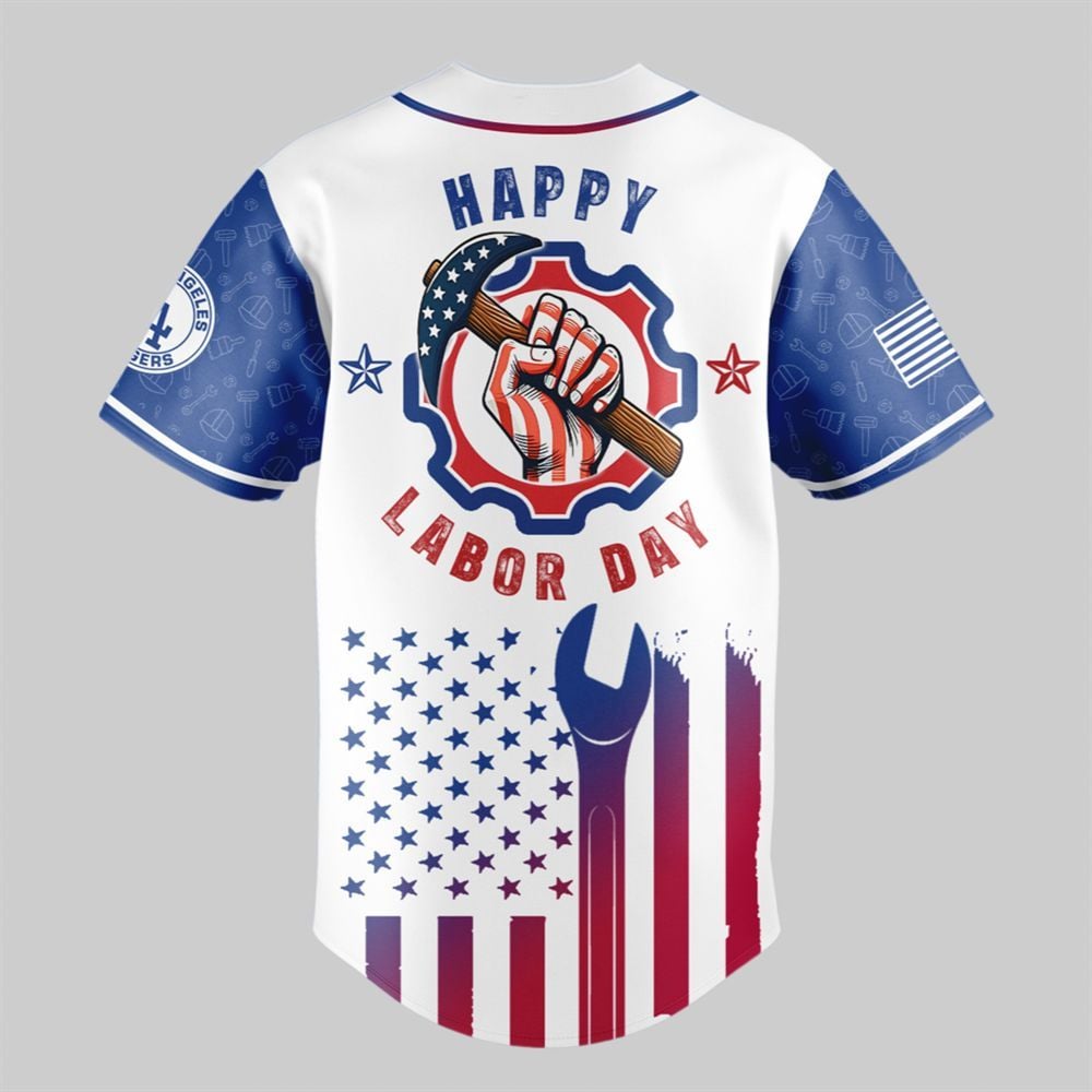 2025 LA Dodgers Happy Labor Day Jersey - Grishko.com