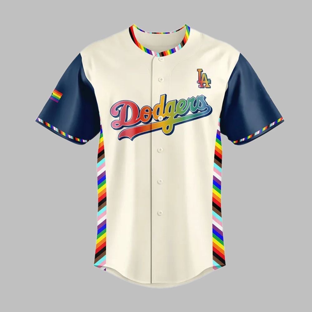 2025 LA Dodgers Happy Pride Jersey - Grishko.com