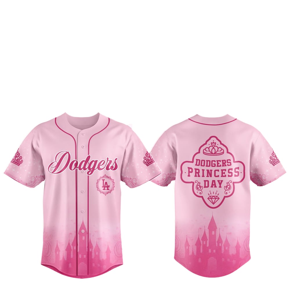 2025 LA Dodgers Princess Day Baseball Jersey - Grishko.com