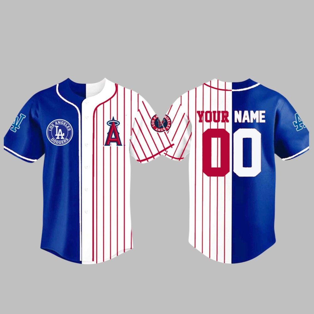 2025 LA Dodgers x LA Angels Jersey - Grishko.com