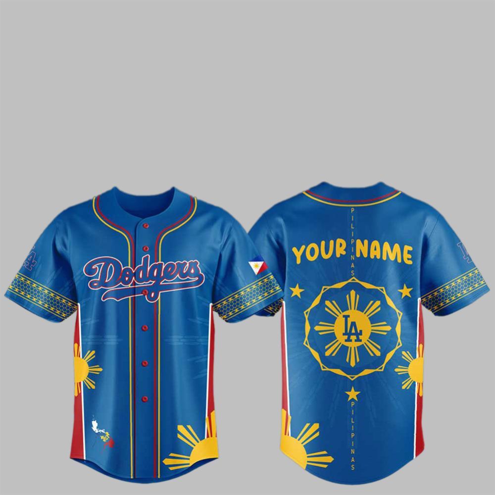 2025 Los Angeles Dodgers Filipino Heritage Night Jersey - Grishko.com