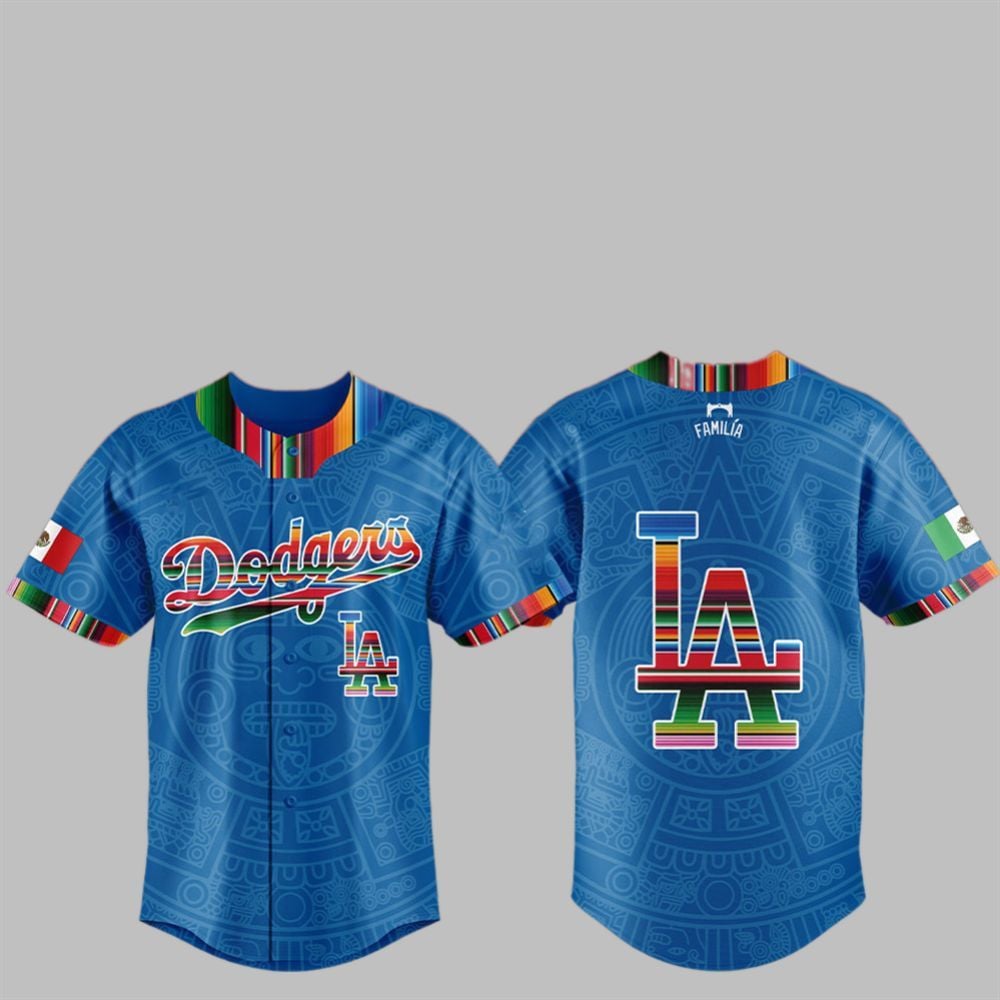 2025 Los Angeles Dodgers Mexican Heritage Night Jersey - Grishko.com