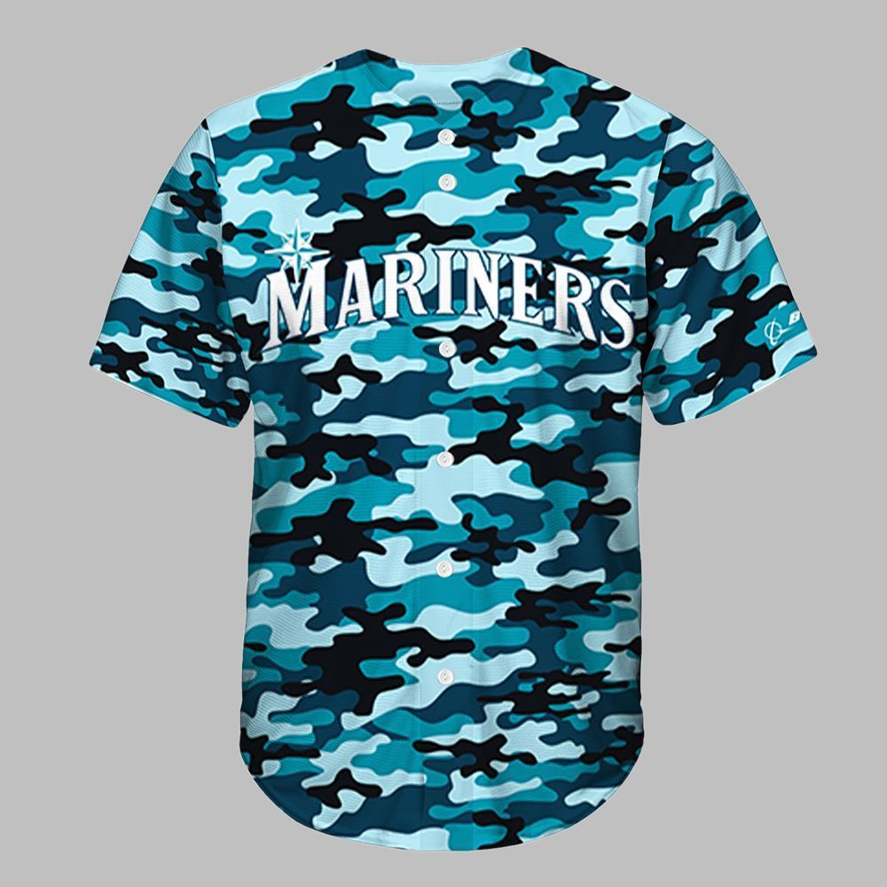 2025 Mariners Armed Forces Night Camo Jersey Giveaway - Grishko.com