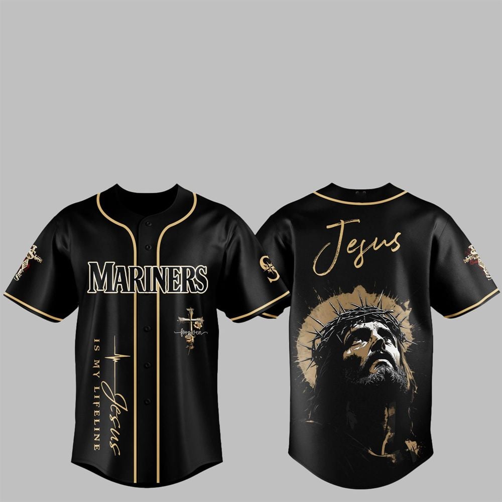 2025 Mariners Jesus Baseball Jersey - Grishko.com