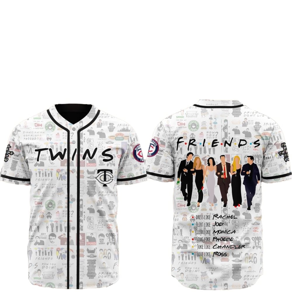 2025 Minnesota Twins Friends Baseball Jersey - Grishko.com