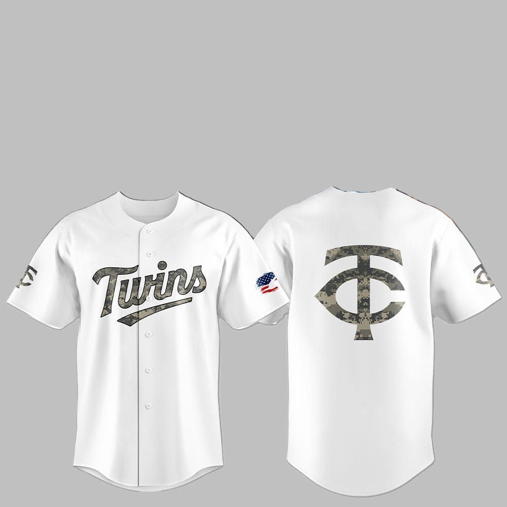 2025 Minnesota Twins Military Appreciation Jersey - Grishko.com