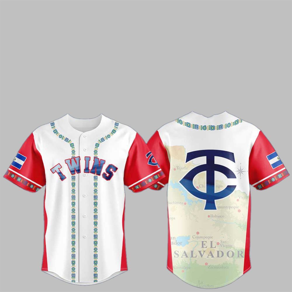 2025 Minnesota Twins Salvadoran Heritage Jersey - Grishko.com