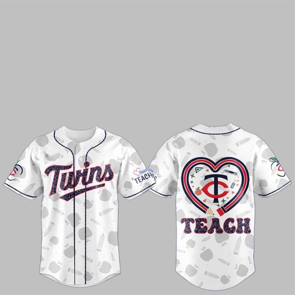 2025 Minnesota Twins Teacher Appreciation Jersey - Grishko.com
