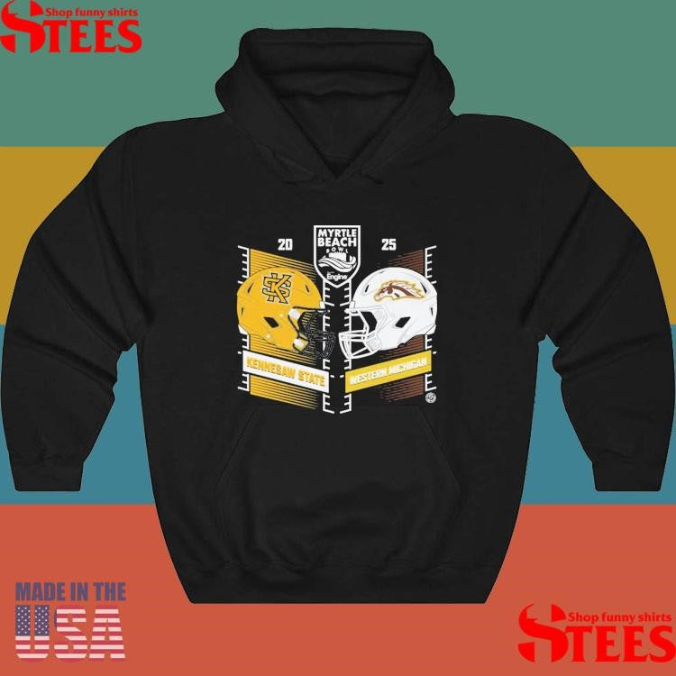 2025 Myrtle Beach Bowl Western Michigan Vs Kennesaw State Head To Head Shirt