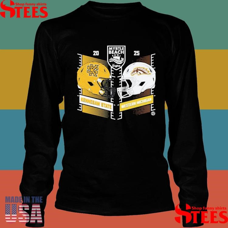 2025 Myrtle Beach Bowl Western Michigan Vs Kennesaw State Head To Head Shirt
