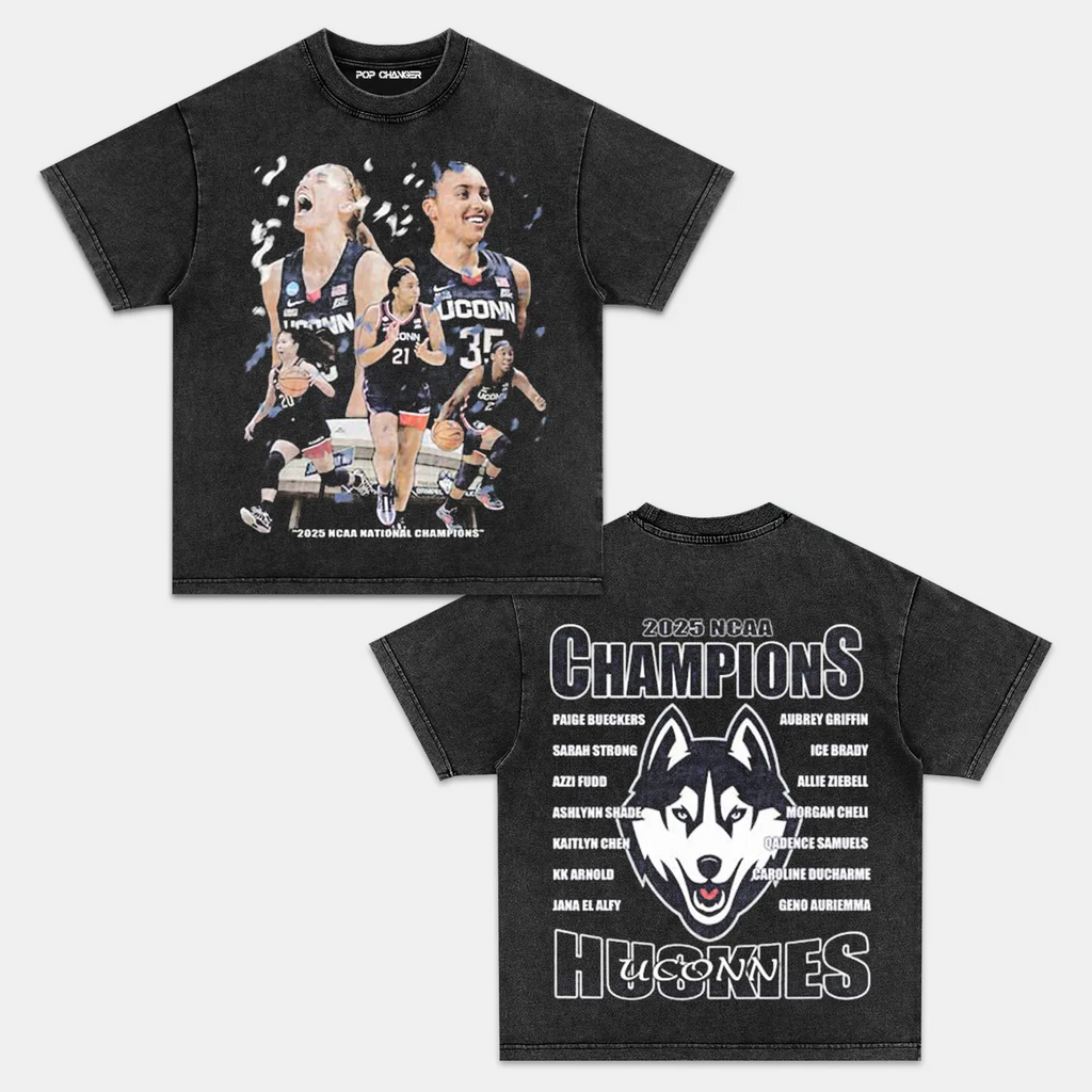 2025 NCAA CHAMPIONS UCONN TEE 1.0